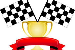banner_with_room_for_text_over_the_winners_trophy_cup_and_two_checkered_flags_0515-1104-2101-4523_SMU